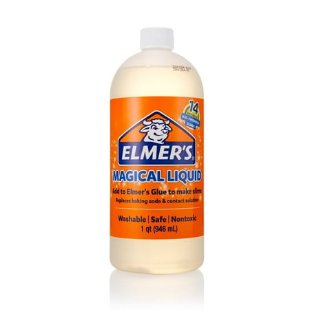 Elmer’s Glue Slime Magical Liquid Activator Solution, 1 Quart, Great for Making Slime