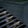 thumbnail image 3 of 12 Pack LED Vertical 5CCT Step Lights, Replaceable Magnetic Faceplat Indoor Stair Light, Dimmable, Black, 3 of 5