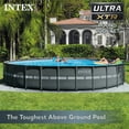 thumbnail image 3 of INTEX Ultra XTR 24ft x 52in Round Above Ground Pool Set, Sand Filter Pump, 3 of 12