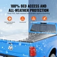 thumbnail image 4 of VEVOR Truck Bed Cover, Roll Up Truck Bed Tonneau Cover, Compatible with 2002-2018 Dodge Ram 1500, 2003-2024 2500 3500, 2019-2024 Classic, for 6.4 x 5.5 ft. Bed, Soft PVC material, 4 of 9