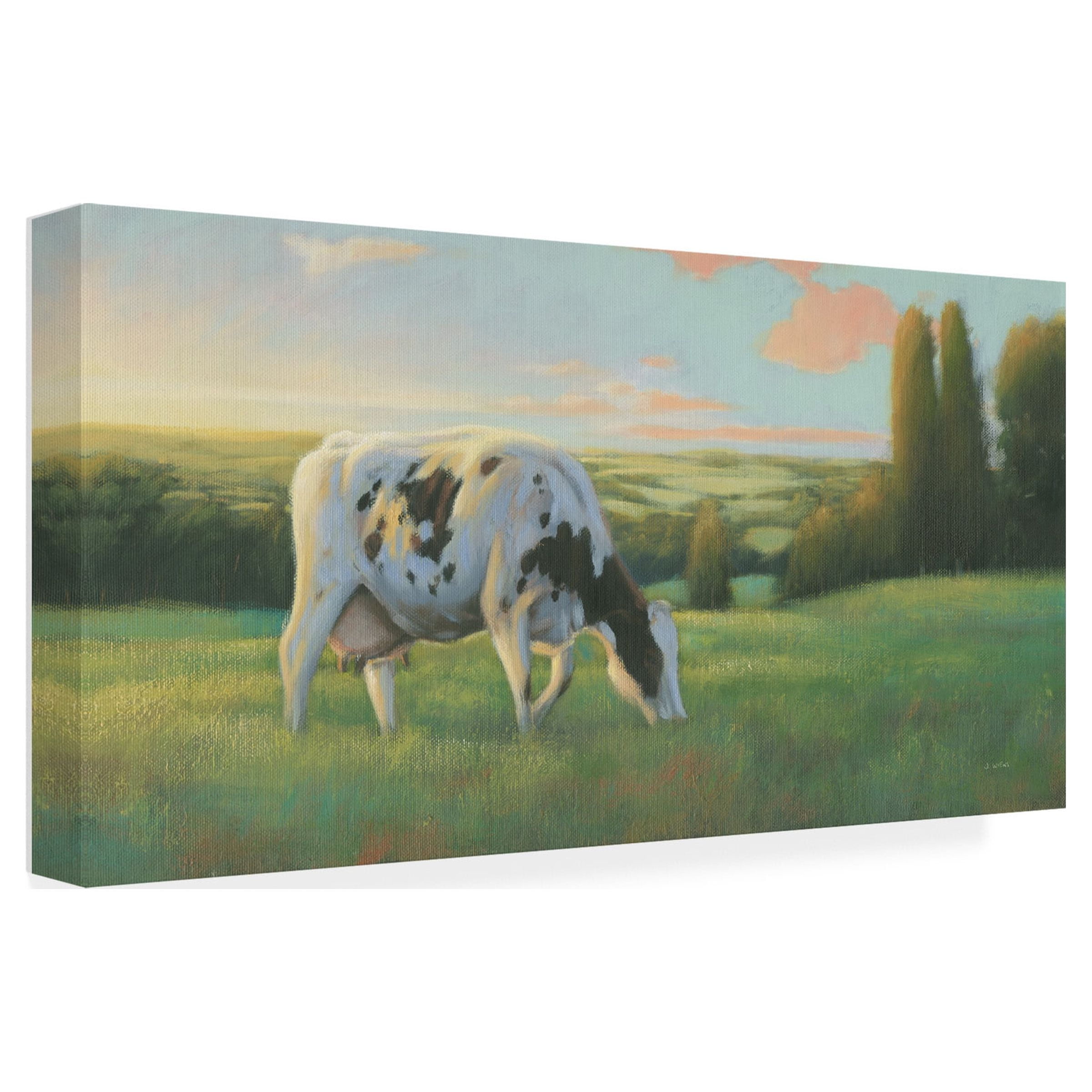 James Wiens 'Farm Life I' Canvas Art