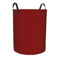thumbnail image 2 of Fotbe Maroon Laundry Basket with Handles, Waterproof Large Laundry Hamper, Wash Bag for Corner Dorm, Rolling Laundry Basket with Handles-Medium, 2 of 8