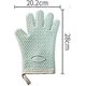 thumbnail image 4 of Guantes de silicona para horno, guantes de cocina, guantes de cocina antideslizantes liangnv con forro acolchado, resistentes al calor de 500 grados, 4 of 5