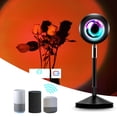 thumbnail image 3 of Lámpara de atardecer UFO de 16 colores Compatible con Bluetooth aplicación Wdftyju de fondo decoración de pared luz de proyección regalo de Navidad, 3 of 9