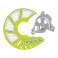 thumbnail image 1 of Acerbis X-Brake Vented Front Disc Cover with Mounting Kit Flo Yellow/White Compatible With Gas Gas EX 300 2021, 1 of 1