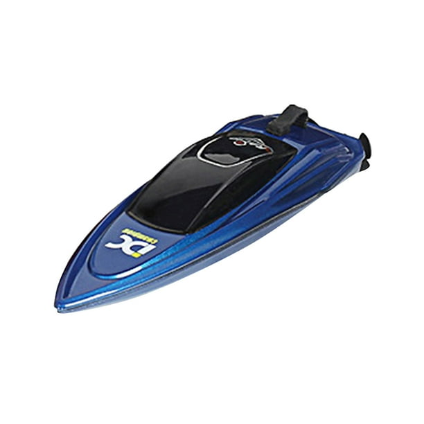 De Para Embarcaciones Barco RC de 2 4 GHz luces LED de alta velocidad juguetes electricos impermeables para barcos azul Walmart en linea