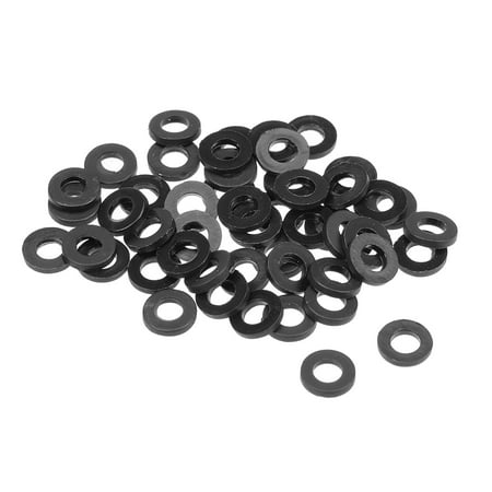 

Uxcell 6mm O.D. 1mm Thick Nylon Flat Washers for 3mm ID Screw Bolt 50 Count