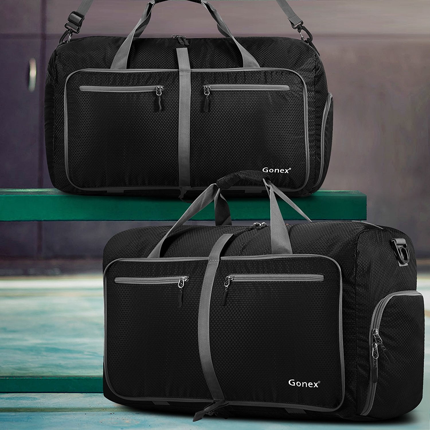 gonex 80l packable travel duffle bag