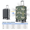 thumbnail image 6 of Balery Luggage Cover Deer And Flowers Print Suitcase Covers for Luggage Elastic Washable Suitcase Protector Fits 18-32 Inch Luggage-Large, 6 of 9