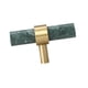 thumbnail image 2 of Tiradores de mármol para armarios, tiradores robustos y elegantes para cajoneras de baño, armarios, muebles de cocina y cómodas. Verde de 35x60 mm, 2 of 9