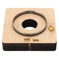 thumbnail image 2 of Punching , Leather Cutting Die 55mm Diameter Wood Board Round Shape  For Cardboard, 2 of 8