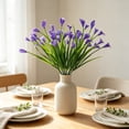thumbnail image 4 of Gaecuw Artificial Calla Lily Bouquet, Faux Silk Flower, Realistic Floral Decor for Home Wedding Vase, with Green Leaves and Flexible STALKs, in Purple, 4 of 5