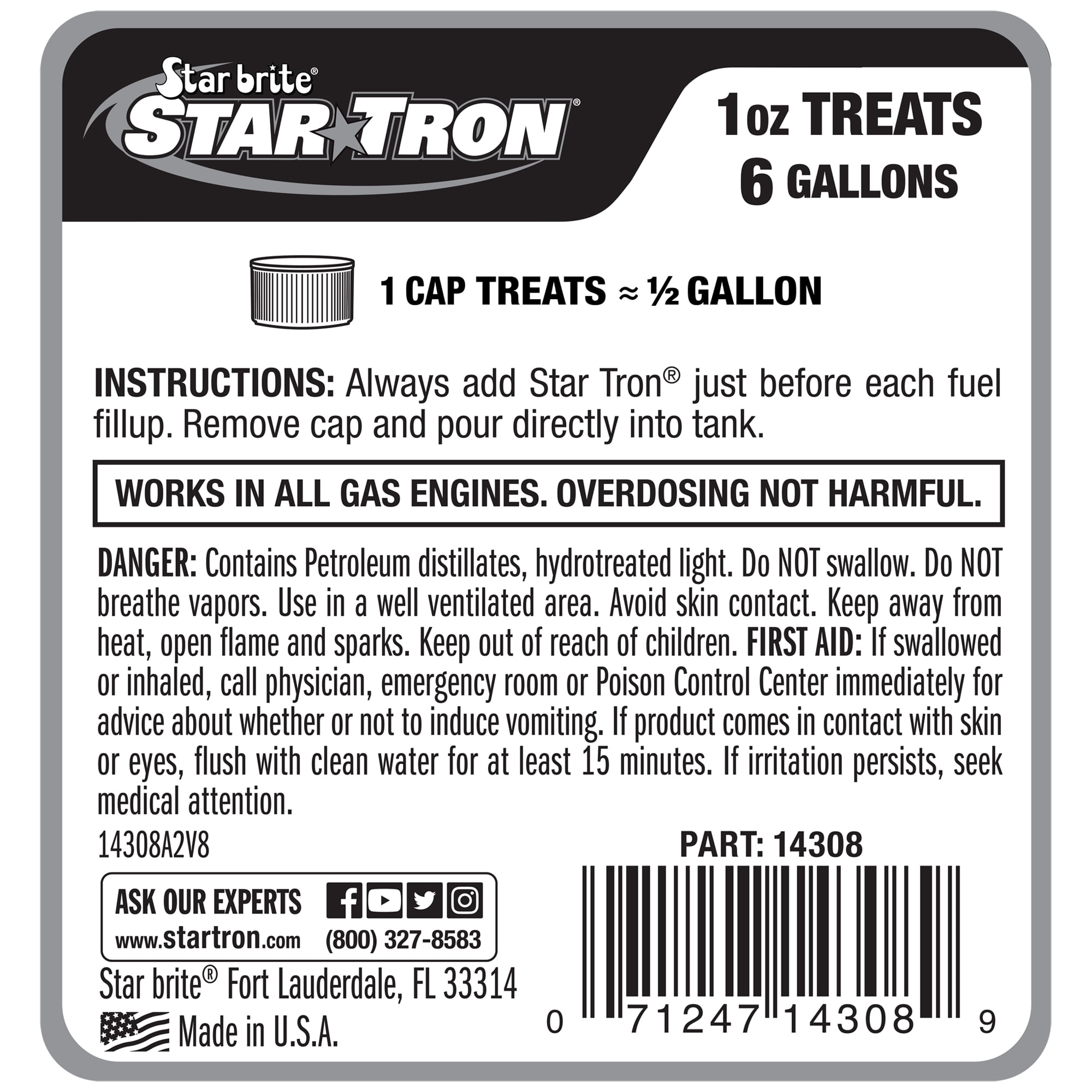 (2 pack) Star Tron Enzyme Fuel Treatment - Small Engine Formula – Gas Additive Rejuvenates & Stabilizes Old Gasoline - Cures & Prevents Ethanol Problems