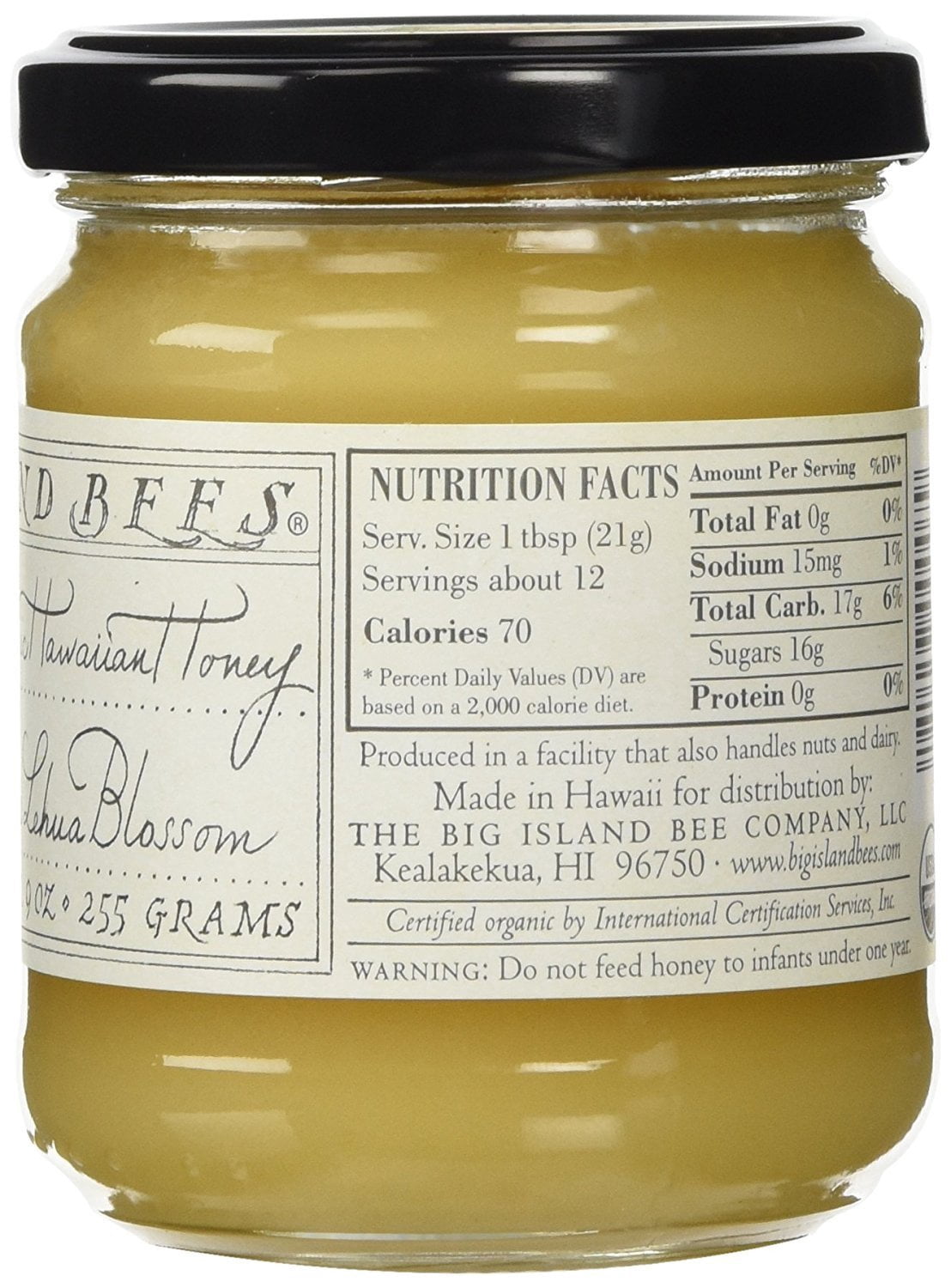 The Big Island Bee Big Island Bees  Honey, 9 oz