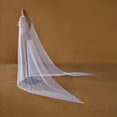 thumbnail image 6 of Adjustable Beaded Tulle Bridal Shoulder Covering For Reception Cocktail Dresses, 6 of 9
