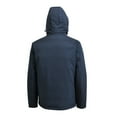thumbnail image 4 of IWRICH Men's Hooded Softshell Jacket Waterproof Lightweight Insulated Windbreaker Fleece Lined Rain Shell Jacket Dark Blue XL, 4 of 4