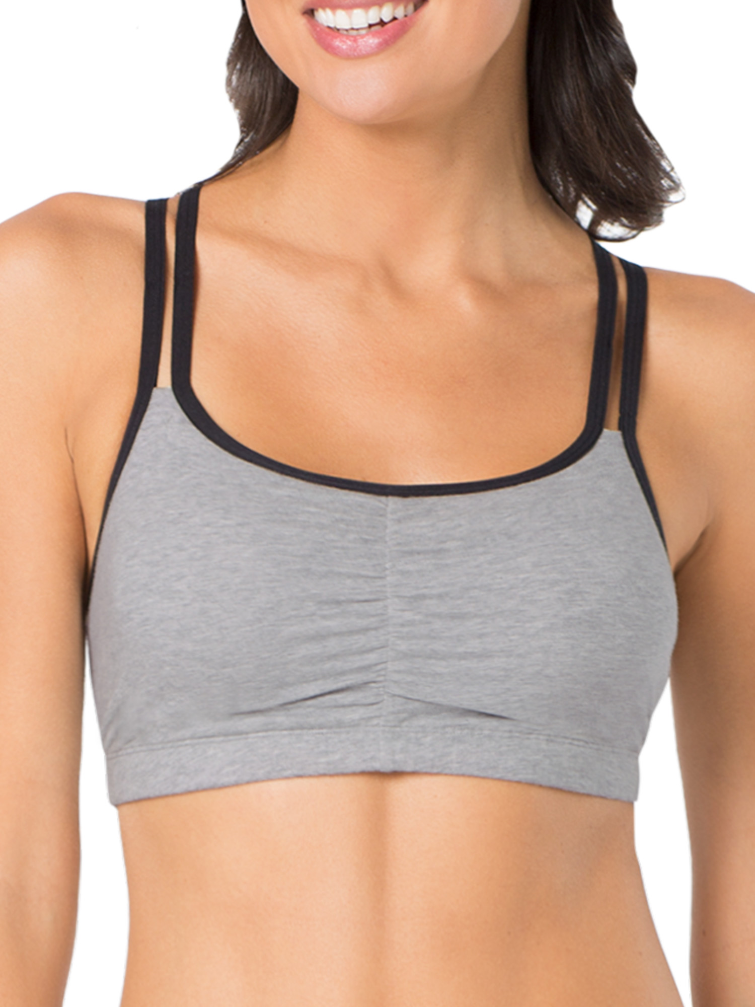 Fruit of the Loom Women's Spaghetti Strap Cotton Sports Bra, 3-Pack, Style-9036 - image 3 of 8
