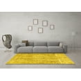 thumbnail image 3 of Ahgly Company Machine Washable Indoor Rectangle Persian Yellow Traditional Area Rugs, 2' x 4', 3 of 4