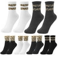 thumbnail image 1 of unbranded 6 Pares De Calcetines Deportivos De Animal Print Leopardo Para Mujer, 1 of 7