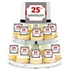 25th Anniversary Edible Photo Toppers & Edible Cupcake Decoration Kit
