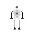 thumbnail image 2 of Portable Rechargeable Robot Fan with 100 Speed Settings, LED Display, Brushless Motor, Suction Cup Mount, Flexible Arms, 23 x 33 cm, 1 Fan, 2 of 6