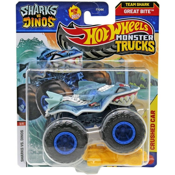 Hot Wheels Sharks vs. Dinos Great Bite Diecast Car
