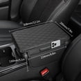 thumbnail image 2 of Car Center Console Armrest Cover, Leather Car Center Console Cover Cushion with 2 Storage Bags, Universal Center Console Pad Car Armrest Lids Storage Box Auto Interior Accessories, 2 of 6