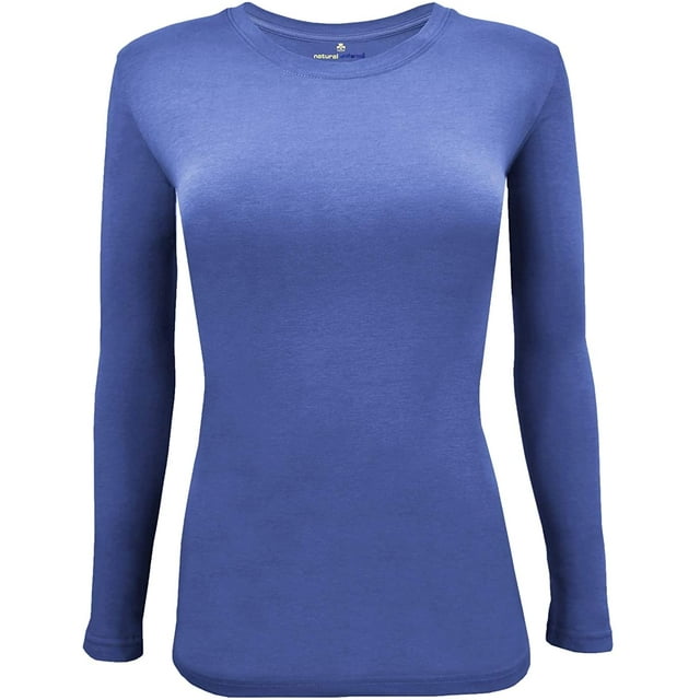 Women's Under Scrub Tee Crew Neck Long Sleeve T-Shirt
