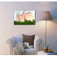 thumbnail image 3 of wall26 Pigs Canvas Wall Art - Two Little Pigs - Gallery Wrap Modern Home Art | Ready to Hang - 32x48 inches, 3 of 4
