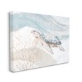 thumbnail image 3 of Stupell Industries Pleasant Sea Turtle Drifting Ocean Bubble Waves Painting Gallery Wrapped Canvas Print Wall Art, Design by Patricia Pinto, 3 of 7
