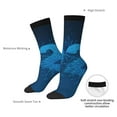 thumbnail image 4 of KLL Happy New Year 2025 A Print Cool Socks Men's Women's Crew Socks Funny Crazy Novelty Stockings, 4 of 6