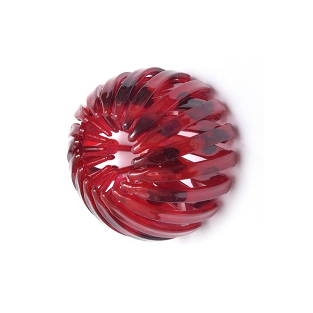 Minnieouse Pinzas para el pelo para mujer, Clip de agarre para moño expansible, horquilla de nido de moda, adornos de cola de caballo Cuidado del cabello Rojo