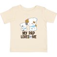 thumbnail image 3 of Inktastic My Pap Loves Me Grandson Puppy Boys Baby T-Shirt, 3 of 5