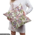 thumbnail image 5 of Ambesonne Abstract Floral Fabric by the Yard Upholstery, Retro Garden Bloom, 2 Yards, Ivory and Multicolor, 5 of 5
