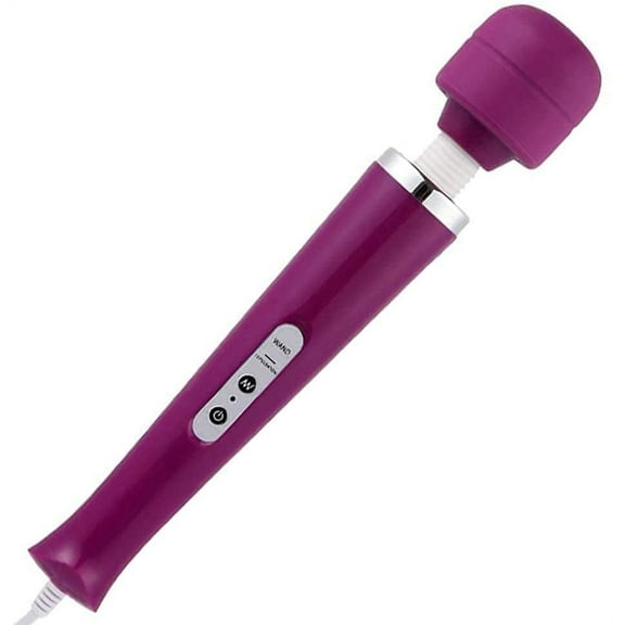 Handheld Personal Wand Massager with 10 Powerful Magic Vibration, Neck Shoulder Back Massage for Deep Muscles Pain Relief-(Purple)