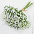 thumbnail image 2 of Artificial Flowers - Household Imitation - Artificial 7Pcs Babys Breath Artificial Flowers for Decoration Gypsophila Bouquet for Flower Arrangement Light, 2 of 9