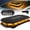 Amber, variant on 14inch 56 LED Roof Top Strobe Beacon Lights Bar Rooftop Hazard Warning