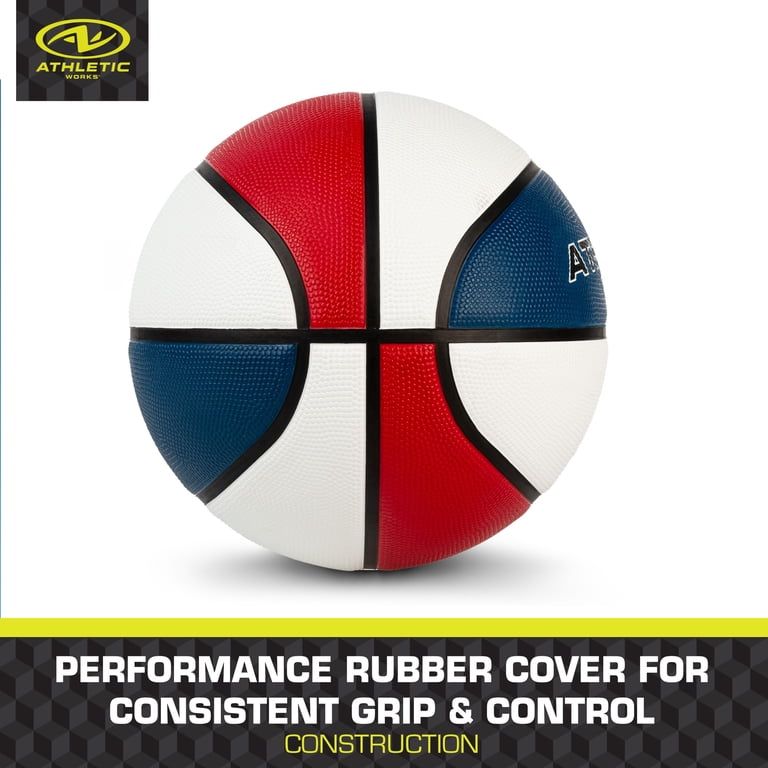 Master Grip Basketball, Size 7, Red/White/Blue photo 4