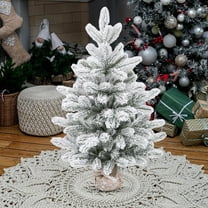 Christmas Decorations,Foldable Prelit Christmas Tree Outdoor Staked Artificial Xmas Tree Twinkling Design for Holiday Yard Garden Party Display