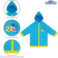 thumbnail image 5 of Nickelodeon Boys Umbrella and Poncho Raincoat Set, Baby Shark Boys Rain Wear For Toddler 2-3 Or Kids 4-5, 5 of 6