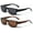 Black, variant on 2 Pairs of Rectangular Polarized Fit Over Sunglasses Wear Over Prescription Eyeglasses 100% UV Protection Men Women