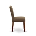 thumbnail image 4 of ABP3T18 Abbott Parson Chair With Mahogany Leg And Linen Fabric Coffee - Set of 2, 4 of 7