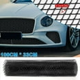 thumbnail image 3 of Htwon Black Aluminum Mesh Grill Cover Car Fender Vent Grille Net, 40''x13'', 3 of 15