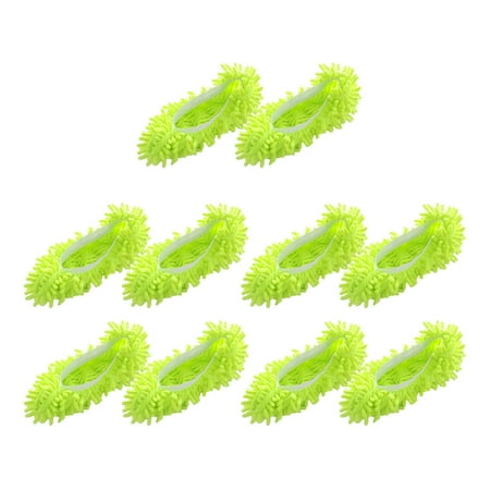 

10pcs Mop Slippers Shoes Washable Dusting Slippers Mop Socks Cleaning Slippers