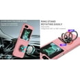 thumbnail image 2 of BEMZ Magnetic Holder Polycarbonate Case for Galaxy Z Flip 5 Bundle with 30W USB-C to USB-C Charging Sync USB Cable - 6 Foot - Light Pink, 2 of 9