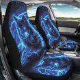 thumbnail image 3 of Yuyamidu Blue Wolf Car Seat Cover Full Set for Front Seats Fashion Car Interior Accessories Set Men Women Auto Interior Seat Covers Saddle Blanket, 3 of 7