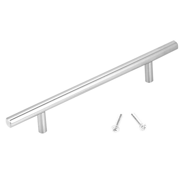 Tiradores de gabinete con barra en T de acero inoxidable, tiradores de puerta de cocina para muebles (250mm)