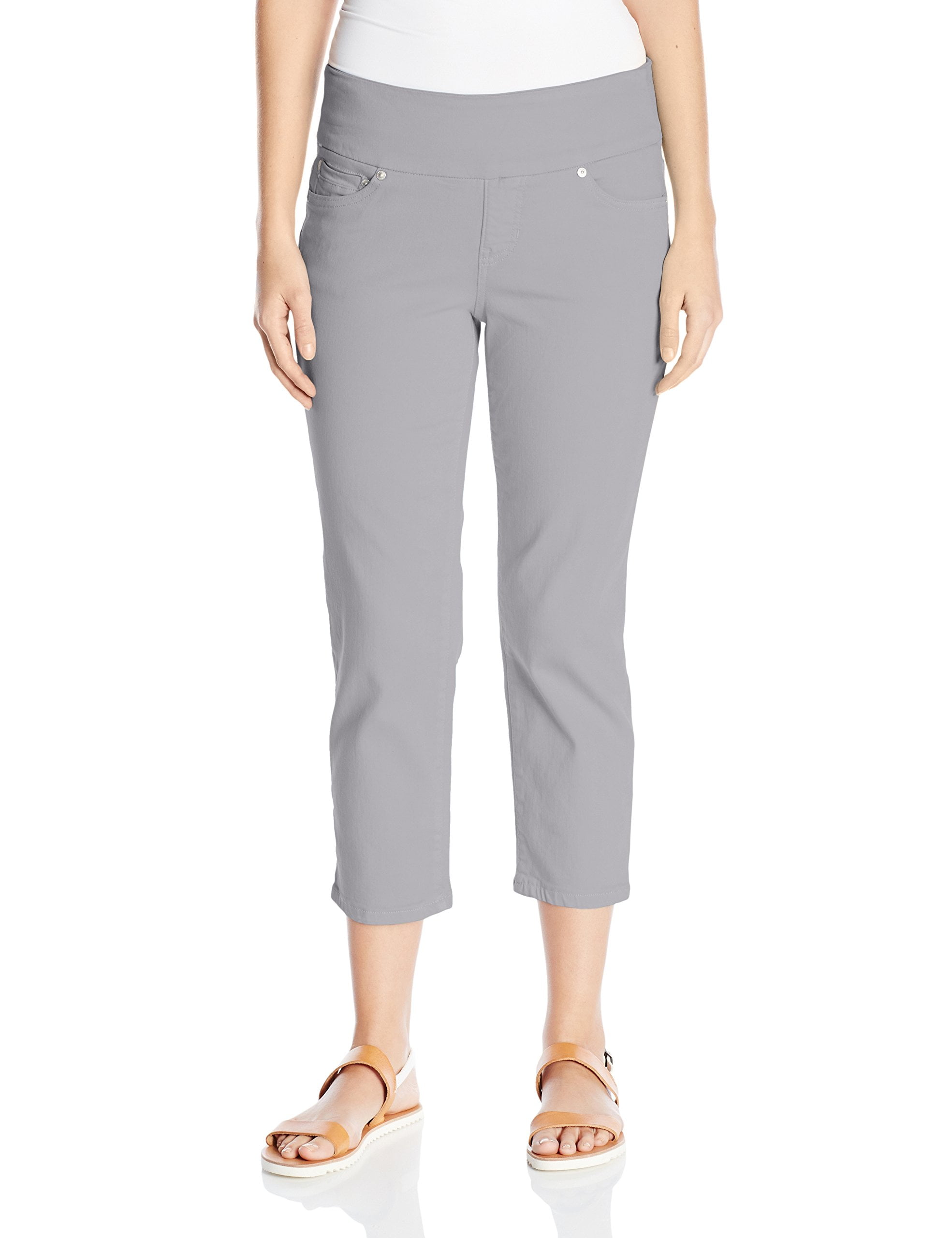 gray pull on pants