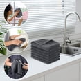 thumbnail image 2 of SINLAND Microfiber Cleaning Cloth Kitchen Dish Cloth Highly Absorbent Cleaning Rag Streakless Cleaning Towels Dish Rags for House, Car Care 12inchx12inch Slate Grey 6 Pack, 2 of 7