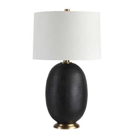 Everren Carmesi 28.5" Height Table Lamp, Black